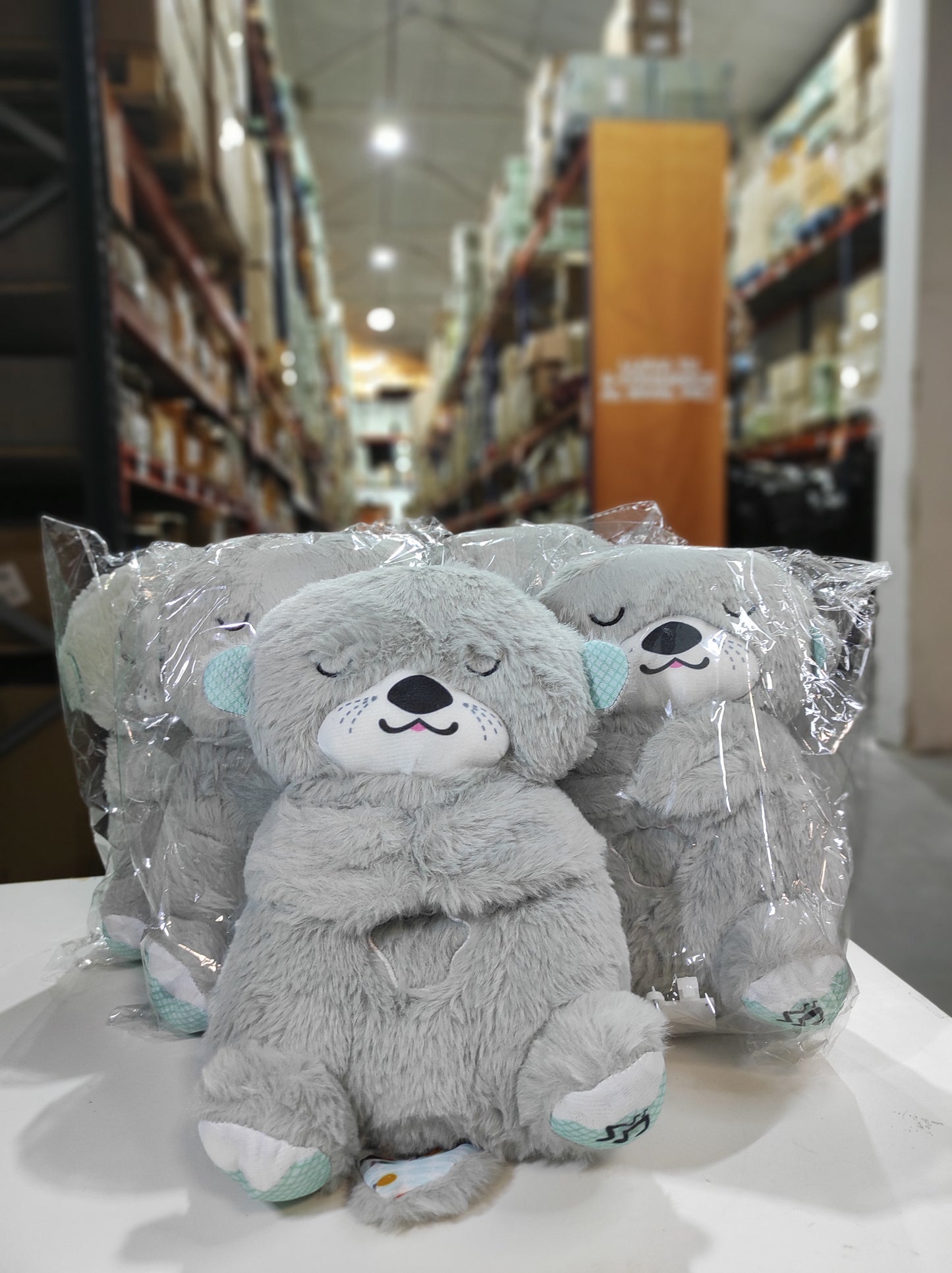 Peluche relajante para bebé que simula respiracion ( nutria gris ) - additional image 7