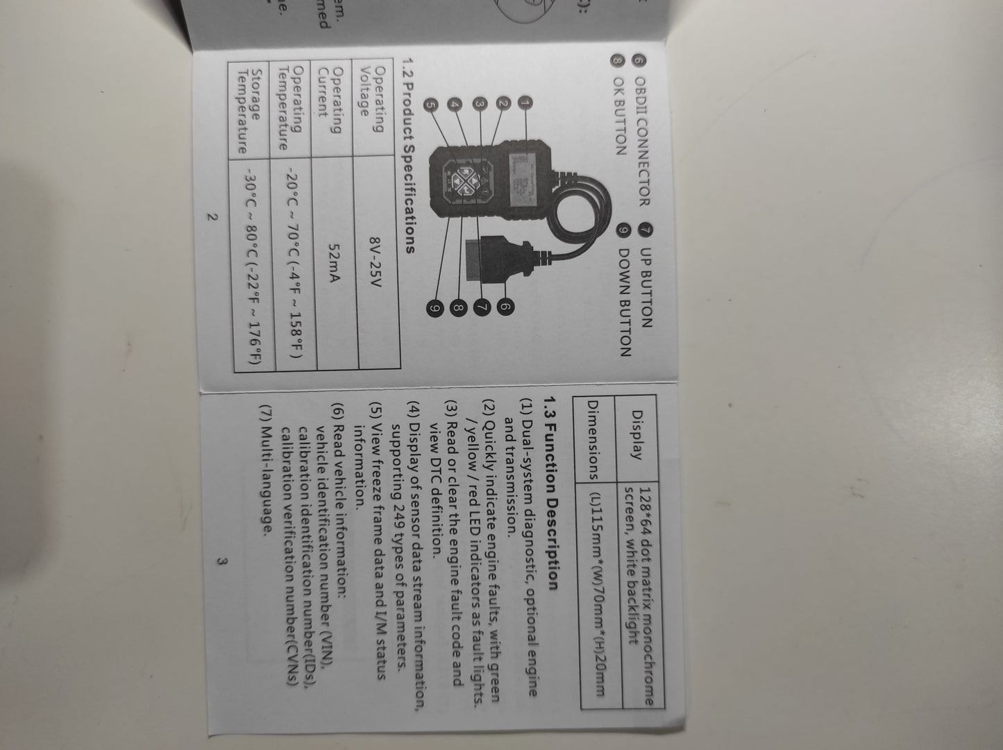 Instrumento de diagnóstico OBD para automóvil - additional image 6